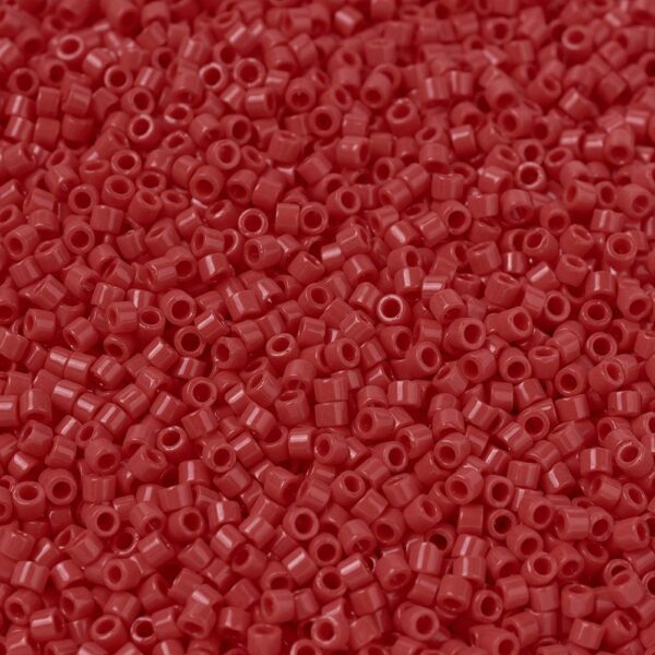 061f202a96820b08c0636df626302069 MIYUKI DB0723 Delica Beads 11/0 - Opaque Red, 10g/bag