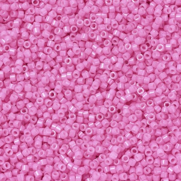 52ee5cd3a59e7a445a5e18d2f5ef3349 MIYUKI DB1371 Delica Beads 11/0 - Dyed Opaque Carnation Pink, 50g/bag