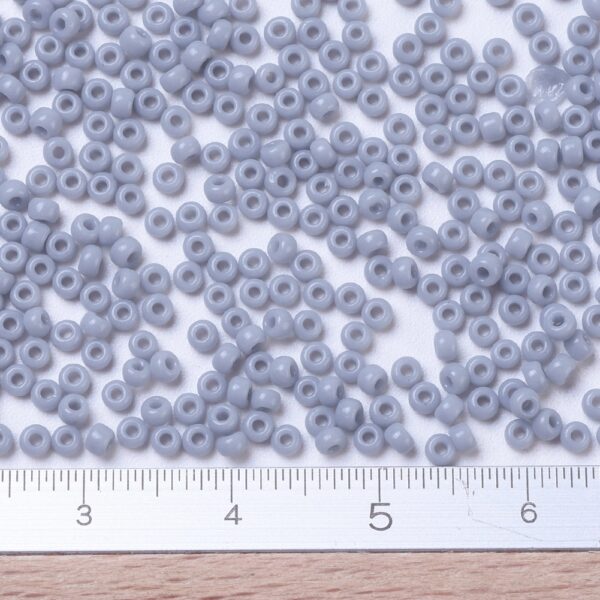 5fec6e349a7b2e5e4946ca9155acd2ea MIYUKI 11-498 Round Rocailles Beads 11/0, RR498 Opaque Cement Gray, 50g/bag