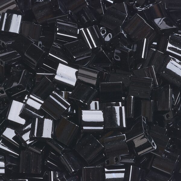 73bcc7440b94bb3c61de14749ee0f2c8 MIYUKI TL401 TILA Beads - Opaque Black Seed Beads, 50g/bag
