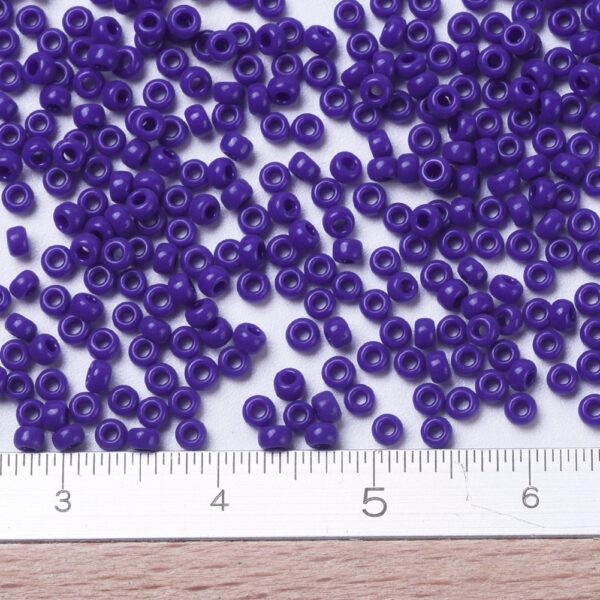 89386483c2b2cd1e28e41e788621f7b3 MIYUKI 11-414 Round Rocailles Beads 11/0, (RR414) Opaque Cobalt, 10g/bag