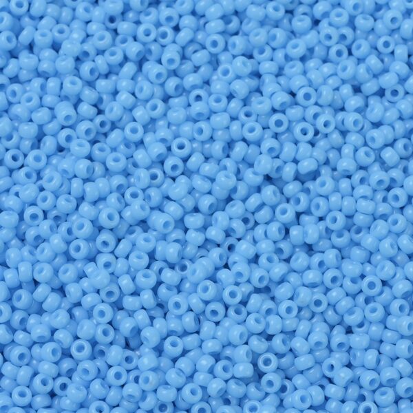 9d493f96d9f11bd10c8eb1ecc9fbbbc9 MIYUKI 11-413 Round Rocailles Beads 11/0, RR413 Opaque Turquoise Blue, 50g/bag