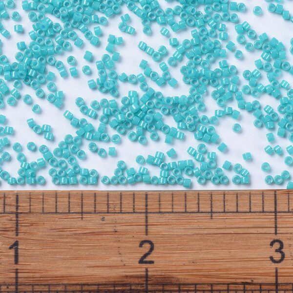 a6de9a639e6c9d16173ff922c12bc5c0 MIYUKI DB0658 Delica Beads 11/0 - Dyed Opaque Turquoise Green, 50g/bag