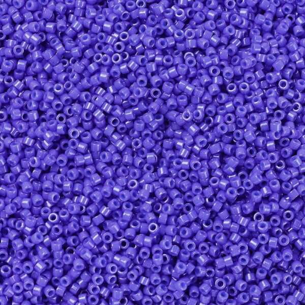 e77dc9fee01ba8658a6c4cc4ca0da3df MIYUKI DB0661 Delica Beads 11/0 - Dyed Opaque Bright Purple, 10g/bag