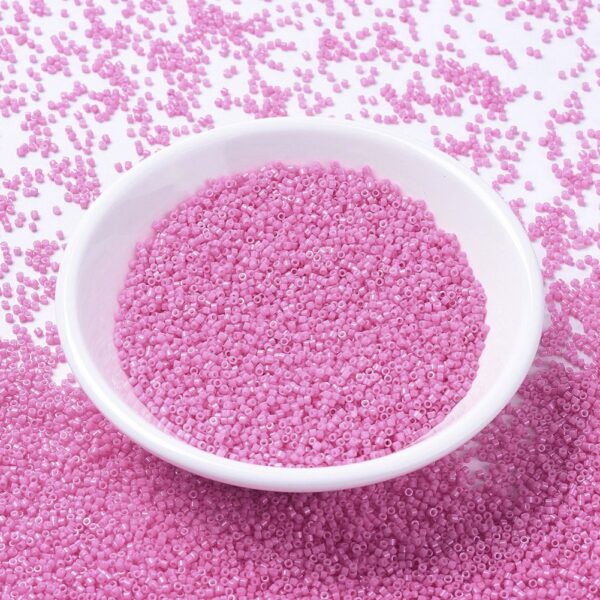 f976ad93ae1acda9223c40d38afcc910 MIYUKI DB1371 Delica Beads 11/0 - Dyed Opaque Carnation Pink, 50g/bag