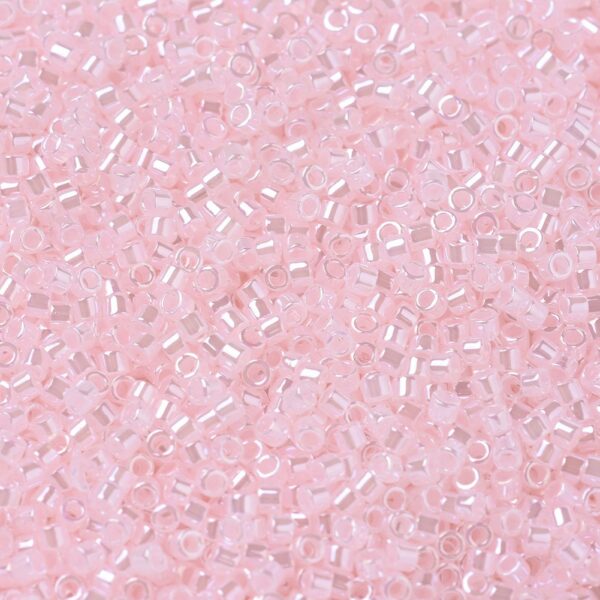 0759065245e1f7d609f335b7acc6d239 MIYUKI DB0234 Delica Beads 11/0 - Baby Pink Ceylon Alabaster, 100g/bag
