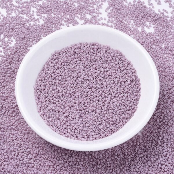 096b30589ad8e490c85c87a9b7a9be99 MIYUKI DB0355 Delica Beads 11/0 - Matte Opaque Dusty Orchid, 100g/bag