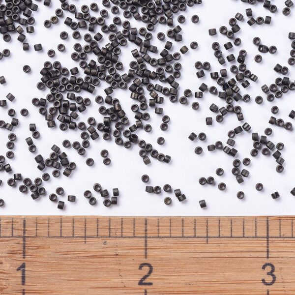 3c5671c223e215b2e239b6b07ba77aea MIYUKI DB0311 Delica Beads 11/0 - Opaque Matte Metallic Dark Olive, 100g/bag