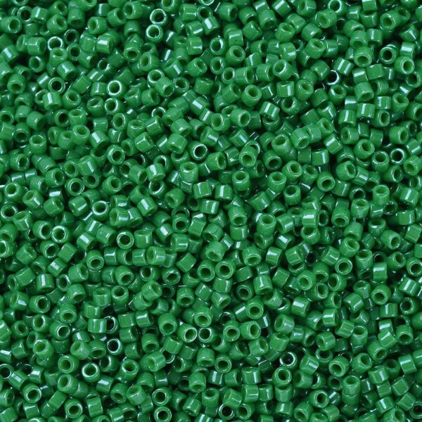 7d19e50cab0fae396680a6e3e57d2c3d MIYUKI DB0655 Delica Beads 11/0 - Dyed Opaque Kelly Green, 100g/bag
