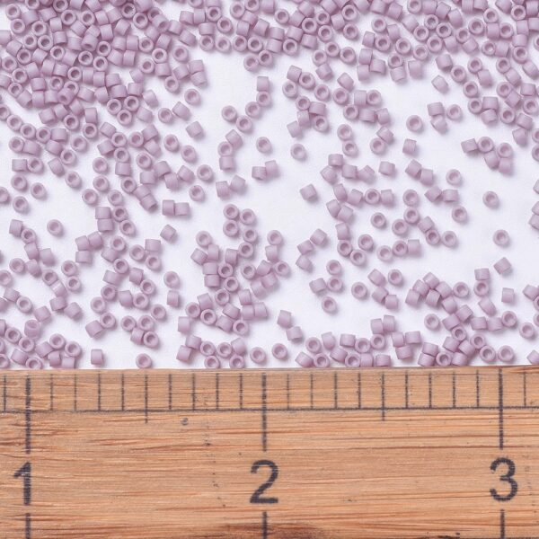 923ea96b7fb5e4d9fe32b5e6fffe8672 MIYUKI DB0355 Delica Beads 11/0 - Matte Opaque Dusty Orchid, 100g/bag