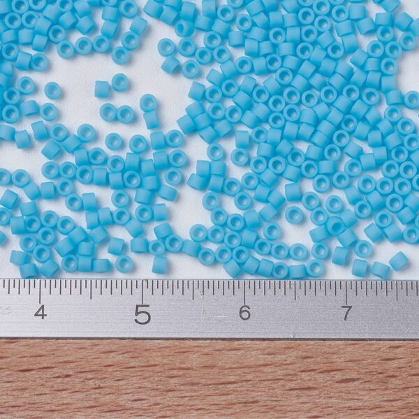 e0e3aaf2ca34b4ef45977ec90e0735a5 MIYUKI DB0755 Delica Beads 11/0 - Matte Opaque Turquoise Blue, 100g/bag