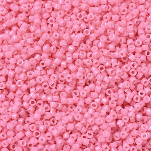 80b7f3988aa74063c5e585a4d0b7e651 MIYUKI DB2117 Delica Beads 11/0 - Duracoat Dyed Opaque Carnation, 100g/bag