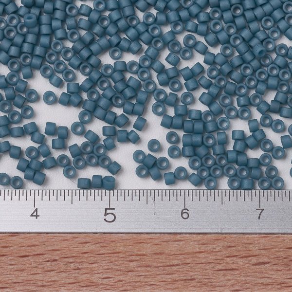 852a0fdcd4a50bce1726d93312695522 MIYUKI DB0792 Delica Beads 11/0 - Dyed Semi-Frosted Opaque Shale, 100g/bag