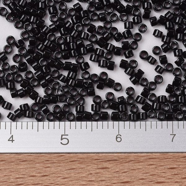 9e7892dcf01fd1feee1dbfaf2d4abade MIYUKI DB0010 Delica Beads 11/0 - Opaque Black, 100g/bag