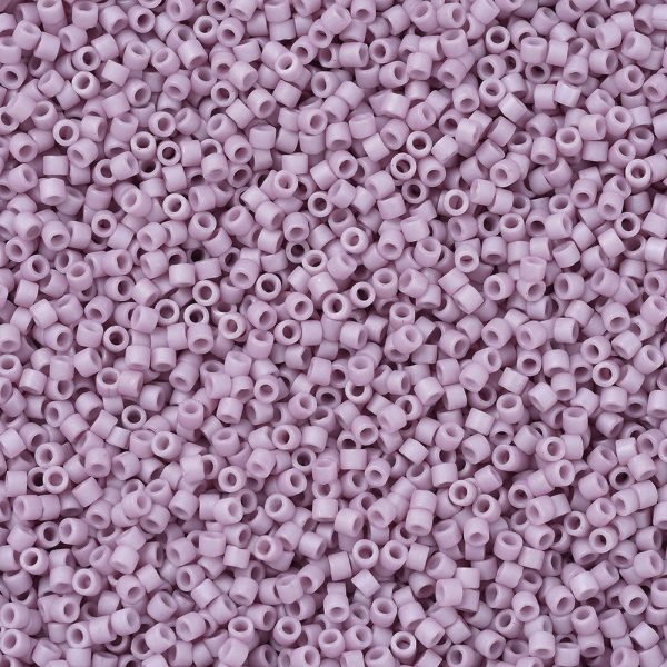 SEED J020 DB0355 1 MIYUKI DB0355 Delica Beads 11/0 - Matte Opaque Dusty Orchid, 10g/bag