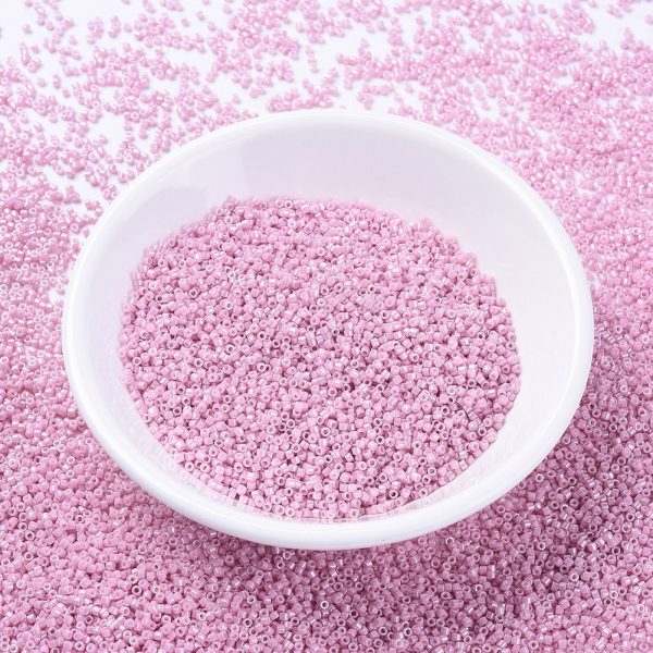 SEED J020 DB1907 MIYUKI DB1907 Delica Beads 11/0 - Opaque Rosewater Luster, about 2000pcs/10g