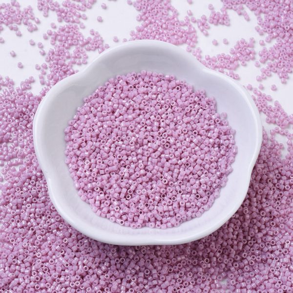 X SEED J020 DB0210 MIYUKI DB0210 Delica Beads 11/0 - Opaque Antique Rose Luster, about 2000pcs/10g