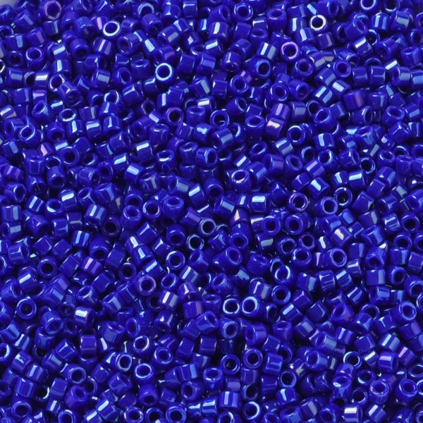X SEED J020 DB0216 1 MIYUKI DB0216 Delica Beads 11/0 - Opaque Cobalt Luster, about 2000pcs/10g
