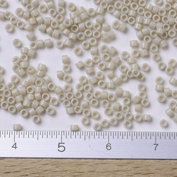 X SEED J020 DB0261 2 MIYUKI DB0261 Delica Beads 11/0 - Opaque Linen Luster, about 2000pcs/10g