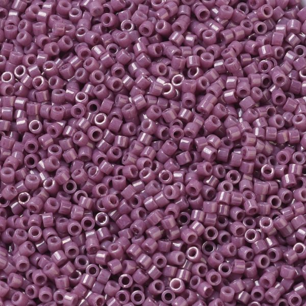 X SEED J020 DB0265 1 MIYUKI DB0265 Delica Beads 11/0 - Opaque Mauve Luster, about 2000pcs/10g