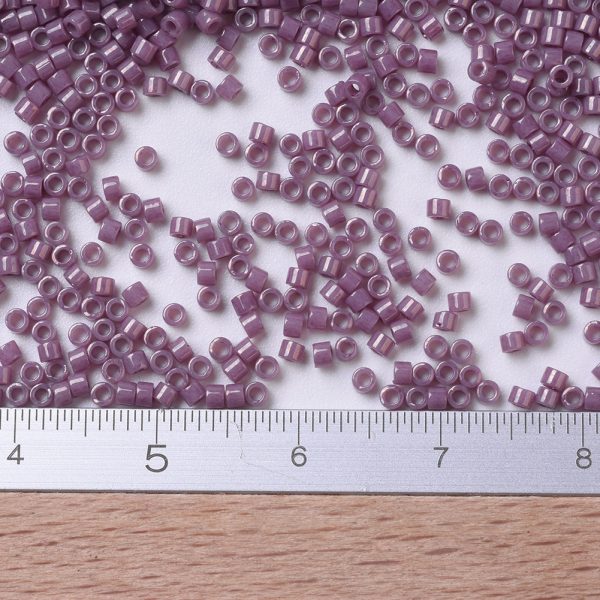 X SEED J020 DB0265 2 MIYUKI DB0265 Delica Beads 11/0 - Opaque Mauve Luster, about 2000pcs/10g