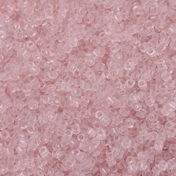 X SEED J020 DB1103 1 MIYUKI DB1103 Delica Beads 11/0 - Transparent Pink Mist, about 2000pcs/10g