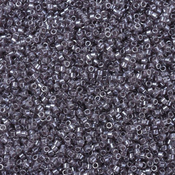 X SEED J020 DB1486 1 MIYUKI DB1486 Delica Beads 11/0 - Transparent Taupe Luster, about 2000pcs/10g
