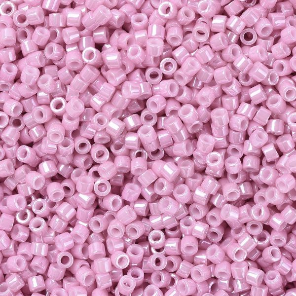 X SEED J020 DB1907 1 MIYUKI DB1907 Delica Beads 11/0 - Opaque Rosewater Luster, about 2000pcs/10g