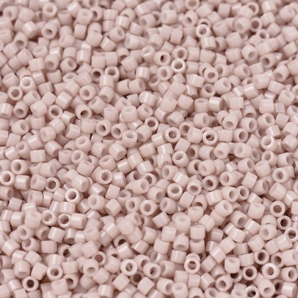a7ef341acf386a5a06bee99610b77786 MIYUKI DB1495 Delica Beads 11/0 - Opaque Pink Champagne, 100g/bag