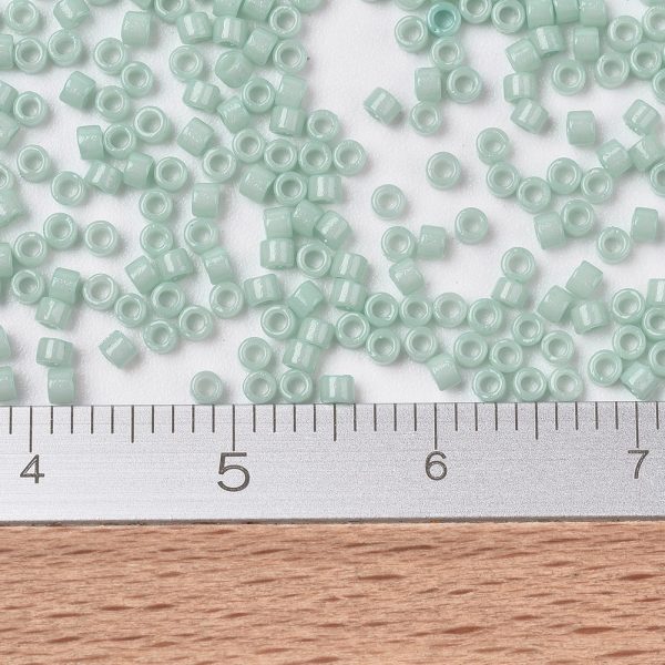 bf447b59a4590ad50016ee3f989de4b6 MIYUKI DB2356 Delica Beads 11/0 - Duracoat Opaque Dyed Pale Turquoise, 100g/bag