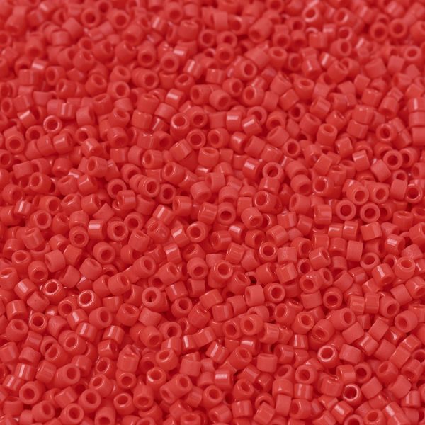 d0469a1b27f6b8082421bb60c5b9bc94 MIYUKI DB0727 Delica Beads 11/0 - Opaque Vermillion Red, 100g/bag