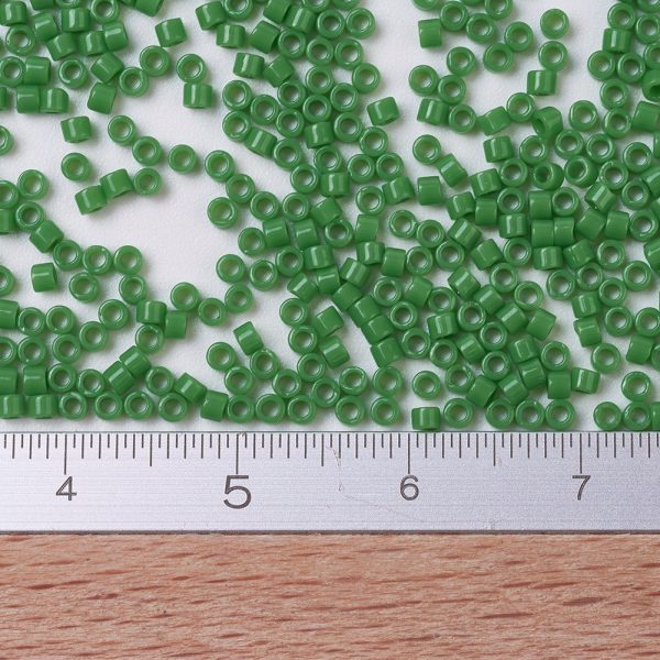 dc5b0ea86c228da9834a3bd5bd899b17 MIYUKI DB0724 Delica Beads 11/0 - Opaque Green, 100g/bag