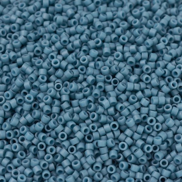 f25196cf80c67e093d6d5527cc15603c MIYUKI DB0792 Delica Beads 11/0 - Dyed Semi-Frosted Opaque Shale, 100g/bag