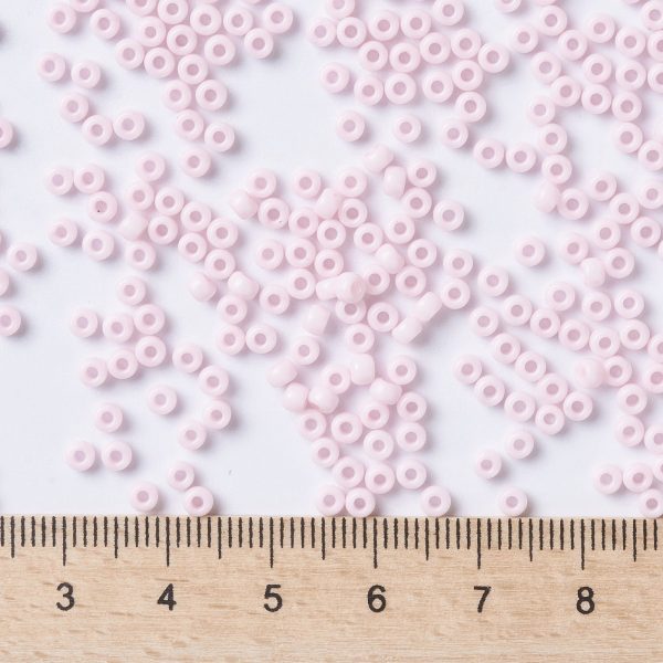 SEED JP0009 RR3326 2 RR3326 Opaque Misty Rose MIYUKI Round Rocailles Beads 8/0 (8-3326), 3mm, Hole: 1mm, 10g/tube