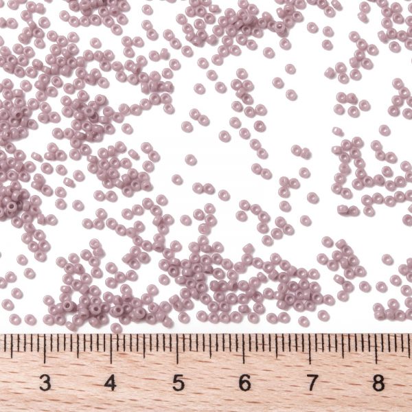 SEED JP0010 RR0410 2 RR410 Opaque Mauve MIYUKI Round Rocailles Beads 15/0 (15-410), 1.5mm, Hole: 0.7mm; about 5555pcs/tube, 10g/tube