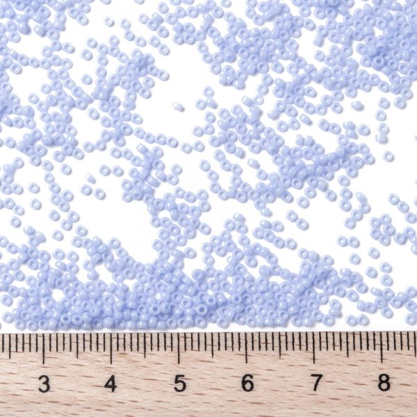SEED JP0010 RR0494 2 RR494 Opaque Agate Blue MIYUKI Round Rocailles Beads 15/0 (15-494), 1.5mm, Hole: 0.7mm; about 5555pcs/tube, 10g/tube