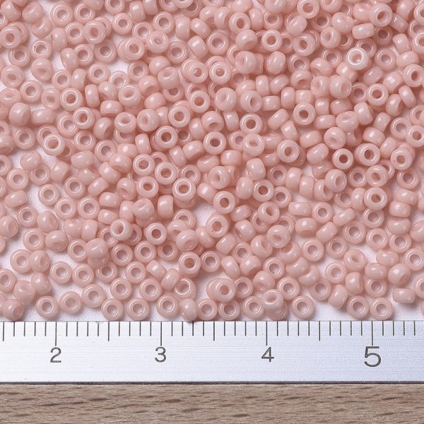 SEED X0054 RR3327 2 MIYUKI 11-3327 Round Rocailles Beads 11/0, RR3327 Dyed Opaque Salmon, 50g/bag