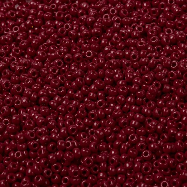 SEED X0055 RR0408D 1 RR408D Opaque Dark Red MIYUKI Round Rocailles Beads 8/0 (8-408D), 50g/bag