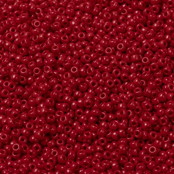 SEED X0055 RR0408 1 RR408 Opaque Red MIYUKI Round Rocailles Beads 8/0 (8-408), 50g/bag