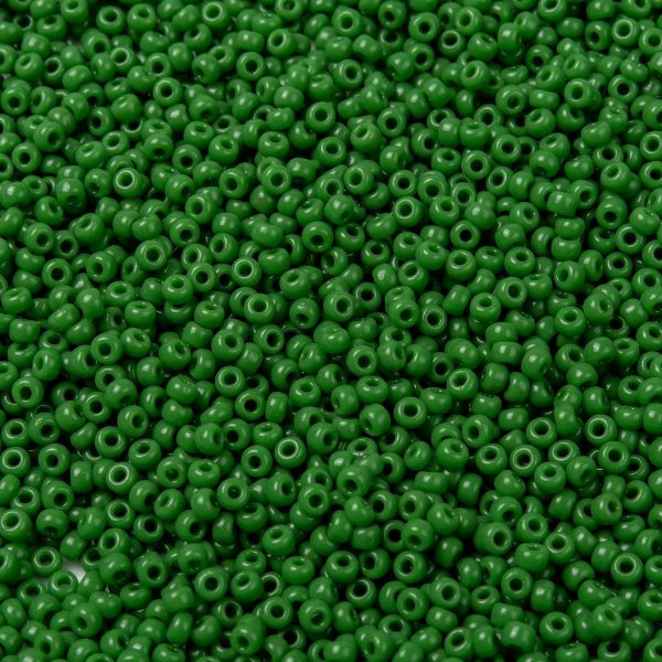 SEED X0055 RR0411 1 RR411 Opaque Green MIYUKI Round Rocailles Beads 8/0 (8-411), 50g/bag
