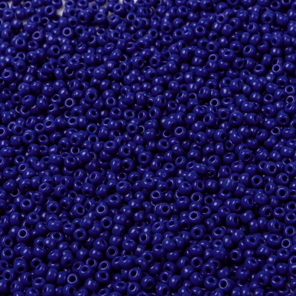 SEED X0055 RR0414 1 RR414 Opaque Cobalt MIYUKI Round Rocailles Beads 8/0 (8-414), 50g/bag