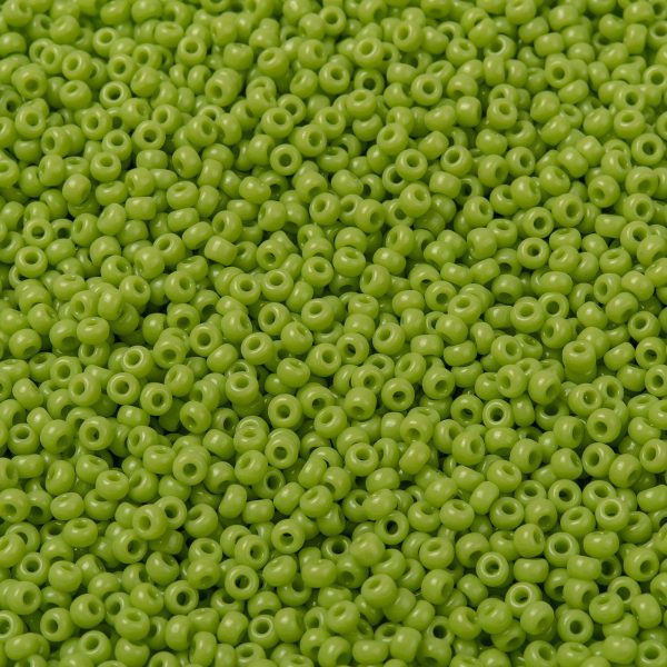 SEED X0055 RR0416 1 RR416 Opaque Chartreuse MIYUKI Round Rocailles Beads 8/0 (8-416), 50g/bag