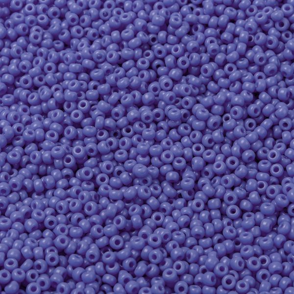 SEED X0055 RR0417L 1 RR417L Opaque Periwinkle MIYUKI Round Rocailles Beads 8/0 (8-417L), 50g/bag
