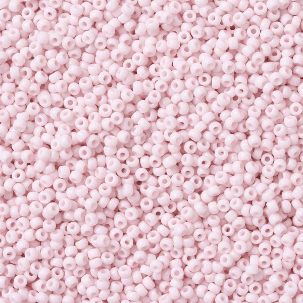 SEED X0055 RR3326 1 RR3326 Opaque Misty Rose MIYUKI Round Rocailles Beads 8/0 (8-3326), 3mm, Hole: 1mm; about 4333pcs/50g