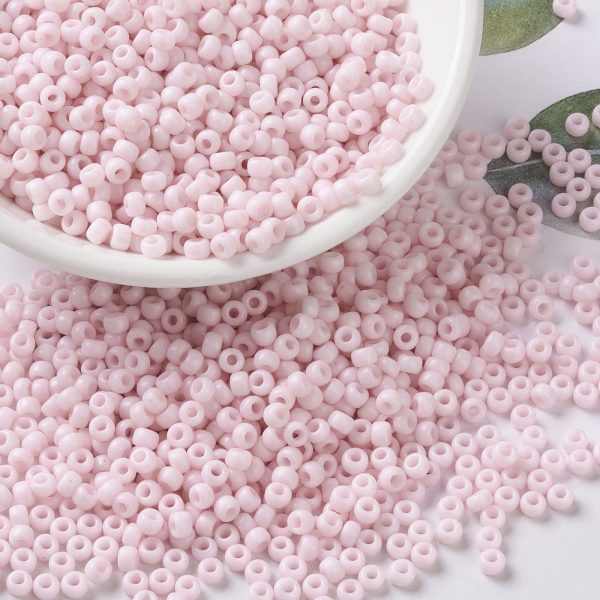 SEED X0055 RR3326 3 RR3326 Opaque Misty Rose MIYUKI Round Rocailles Beads 8/0 (8-3326), 3mm, Hole: 1mm; about 4333pcs/50g