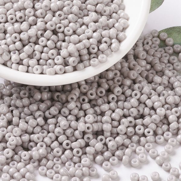 SEED X0055 RR3330 3 RR3330 Opaque Light Smoke MIYUKI Round Rocailles Beads 8/0 (8-3330), 3mm, Hole: 1mm; about 4333pcs/50g