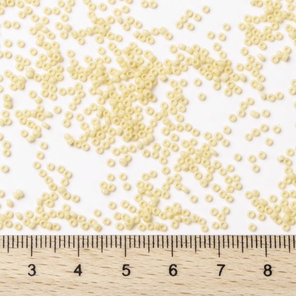 SEED X0056 RR0493 2 RR493 Opaque Pear MIYUKI Round Rocailles Beads 15/0 (15-493), 1.5mm, Hole: 0.7mm; about 27777pcs/50g