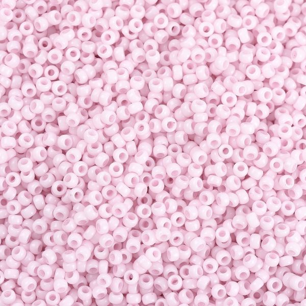SEED X0056 RR3326 1 RR3326 Opaque Misty Rose MIYUKI Round Rocailles Beads 15/0 (15-3326), 1.5mm, Hole: 0.7mm; about 27777pcs/50g