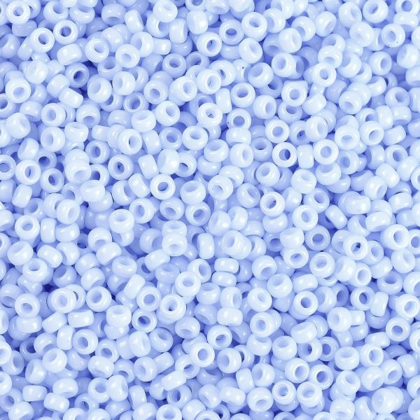 SEED X0056 RR3329 1 RR3329 Opaque Light Steel Blue MIYUKI Round Rocailles Beads 15/0 (15-3329), 1.5mm, Hole: 0.7mm; about 27777pcs/50g
