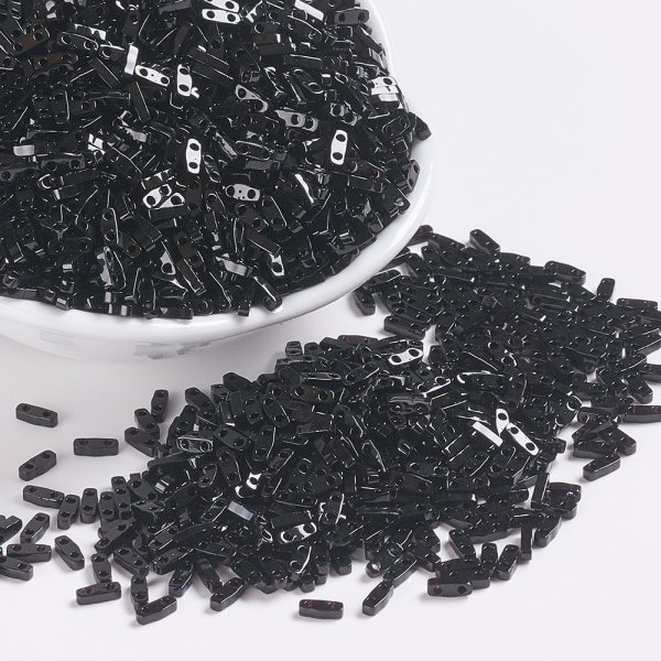 X SEED J020 QTL0401 3 MIYUKI Quarter TILA QTL401 Black Seed Beads, about 100g/Bag